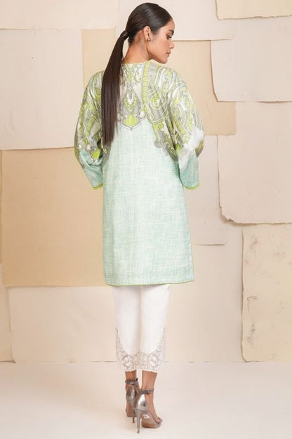Printed Cotton Satin Kurti