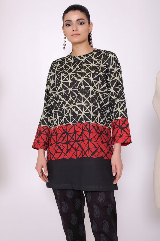 Printed Cambric Kurti