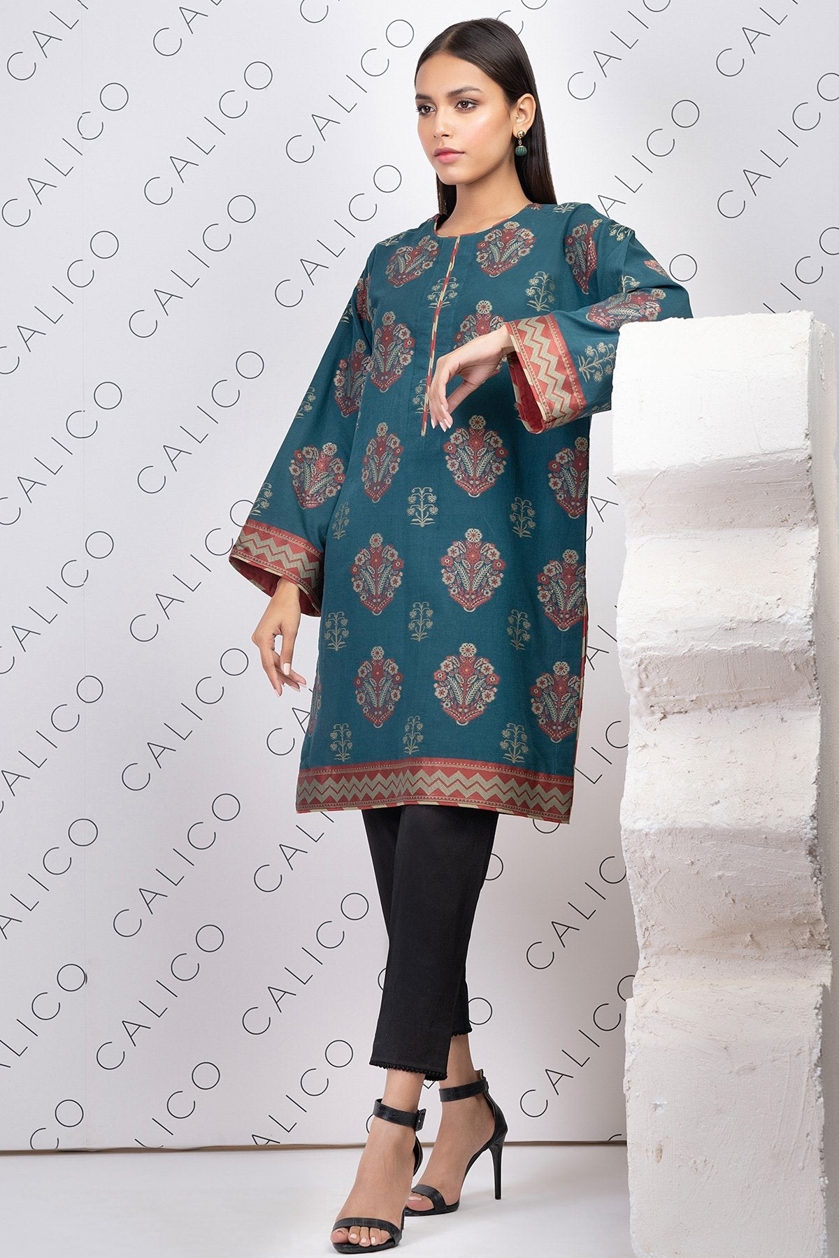 Alkaram - Dyed Jacquard Kurti