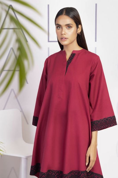 Dyed Dobby Kurti