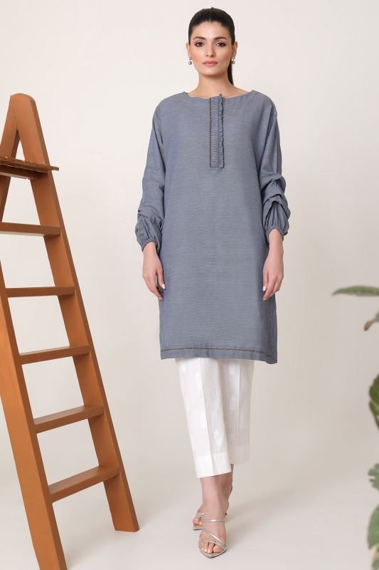 Dyed Denim Kurti