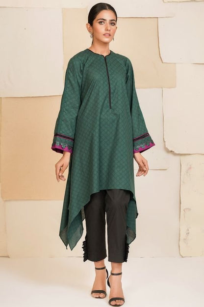 Dyed Jacquard Kurti