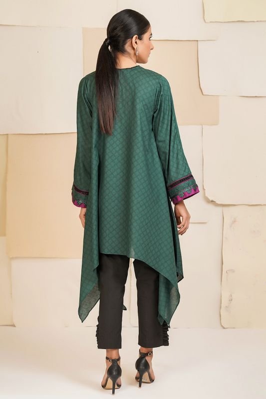 Dyed Jacquard Kurti