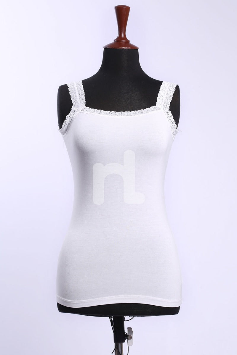 Nishat Linen - White Camisole 433970112