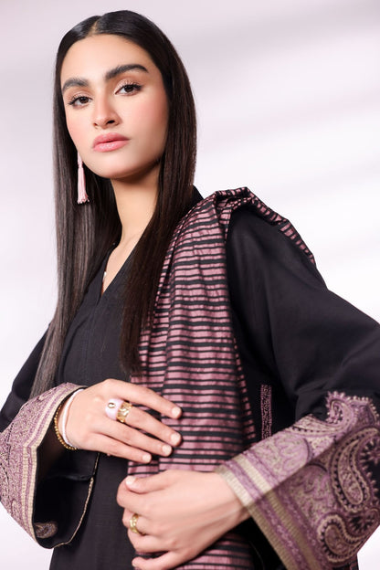 2 Pc Embroidered Khaddar Outfit