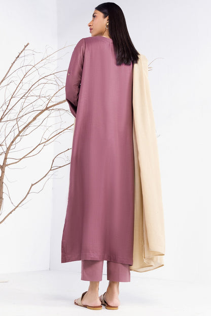 3 Pc Embroidered Viscose Outfit