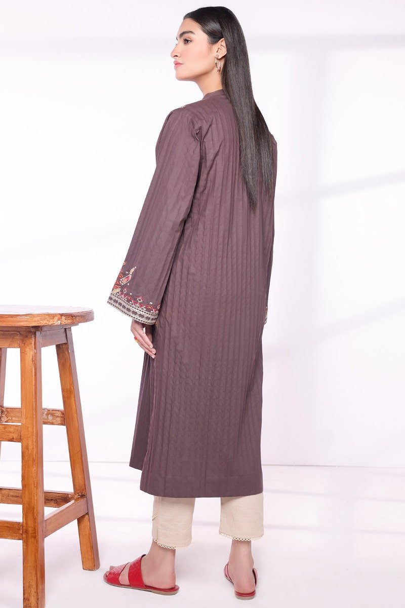 Dyed Embroidered Kurti