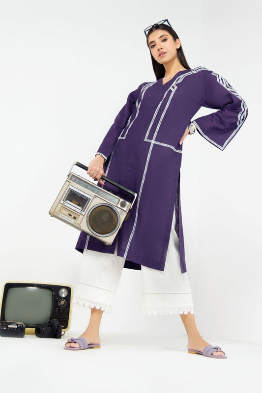 Printed Khaddar Kurti