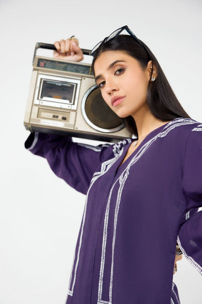 Printed Khaddar Kurti