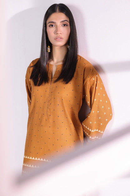 Printed Khaddar Shirt