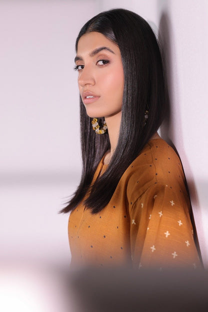 Printed Khaddar Shirt