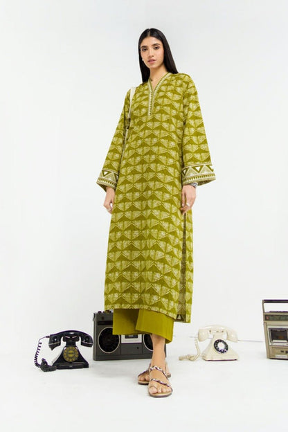 2 Pc Printed Khaddar Outfit