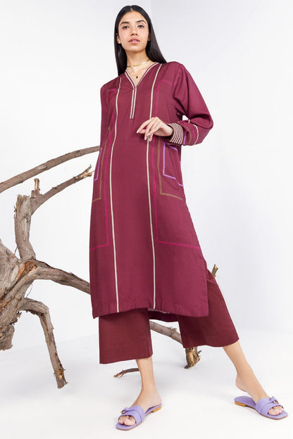 2 Pc Printed Viscose Cottel Outfit