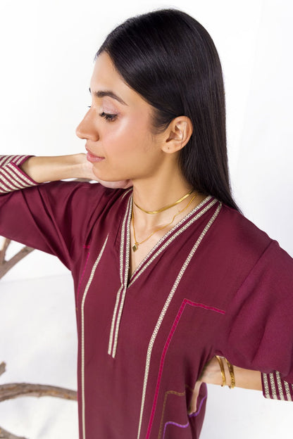 2 Pc Printed Viscose Cottel Outfit