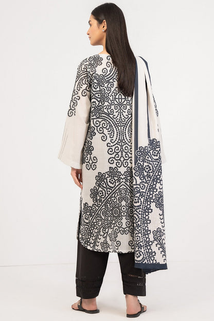 Alkaram - Printed Slub Lawn Kurti