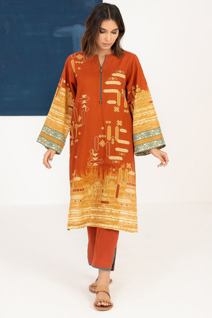 2 Pc Printed Khaddar Outfit