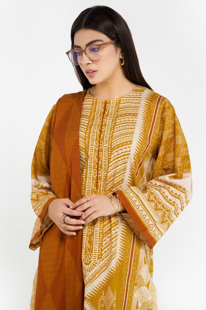 2 Pc Printed Khaddar Outfit