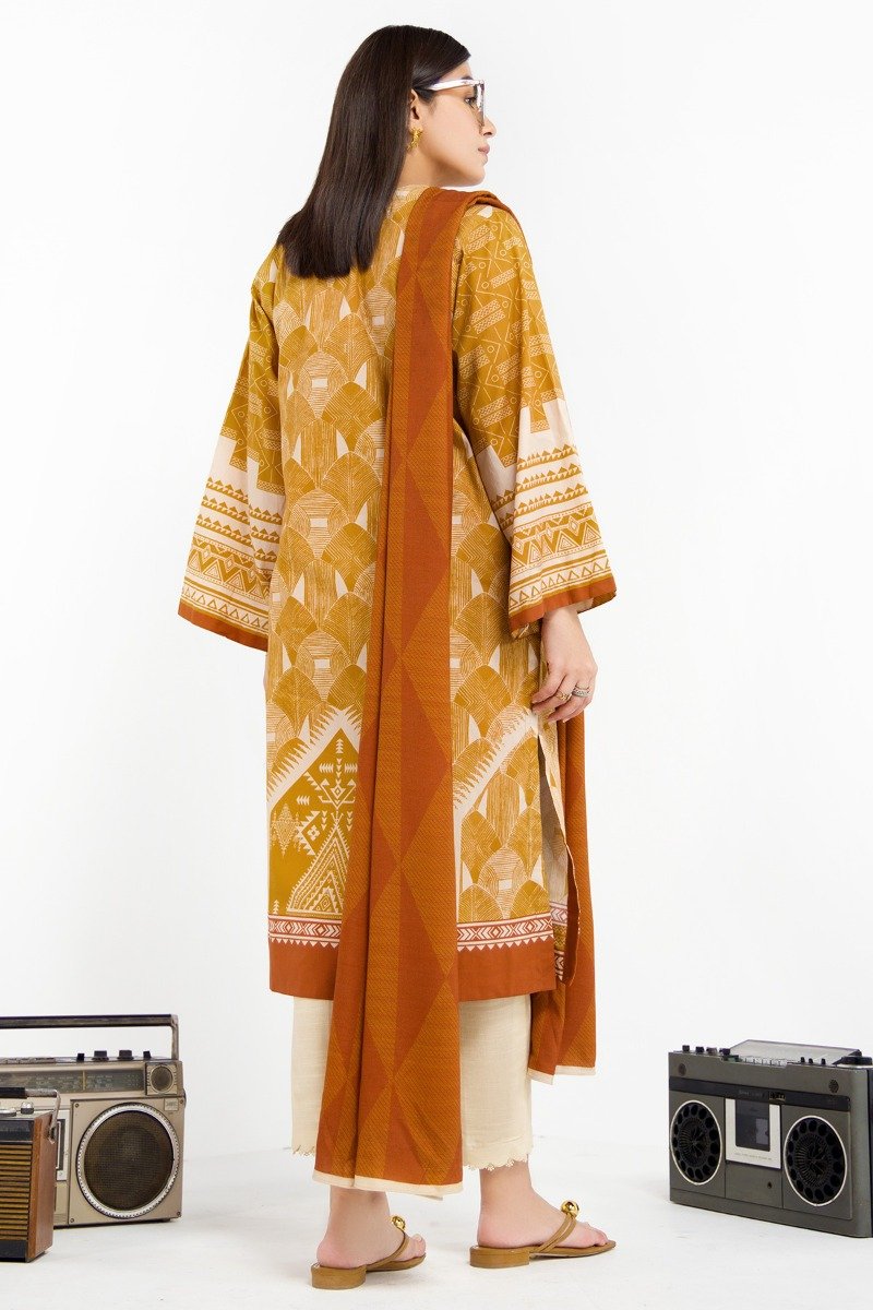 2 Pc Printed Khaddar Outfit