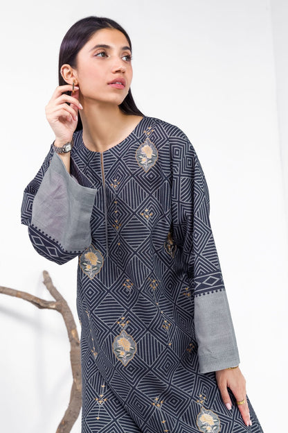 Printed Khaddar Kurti