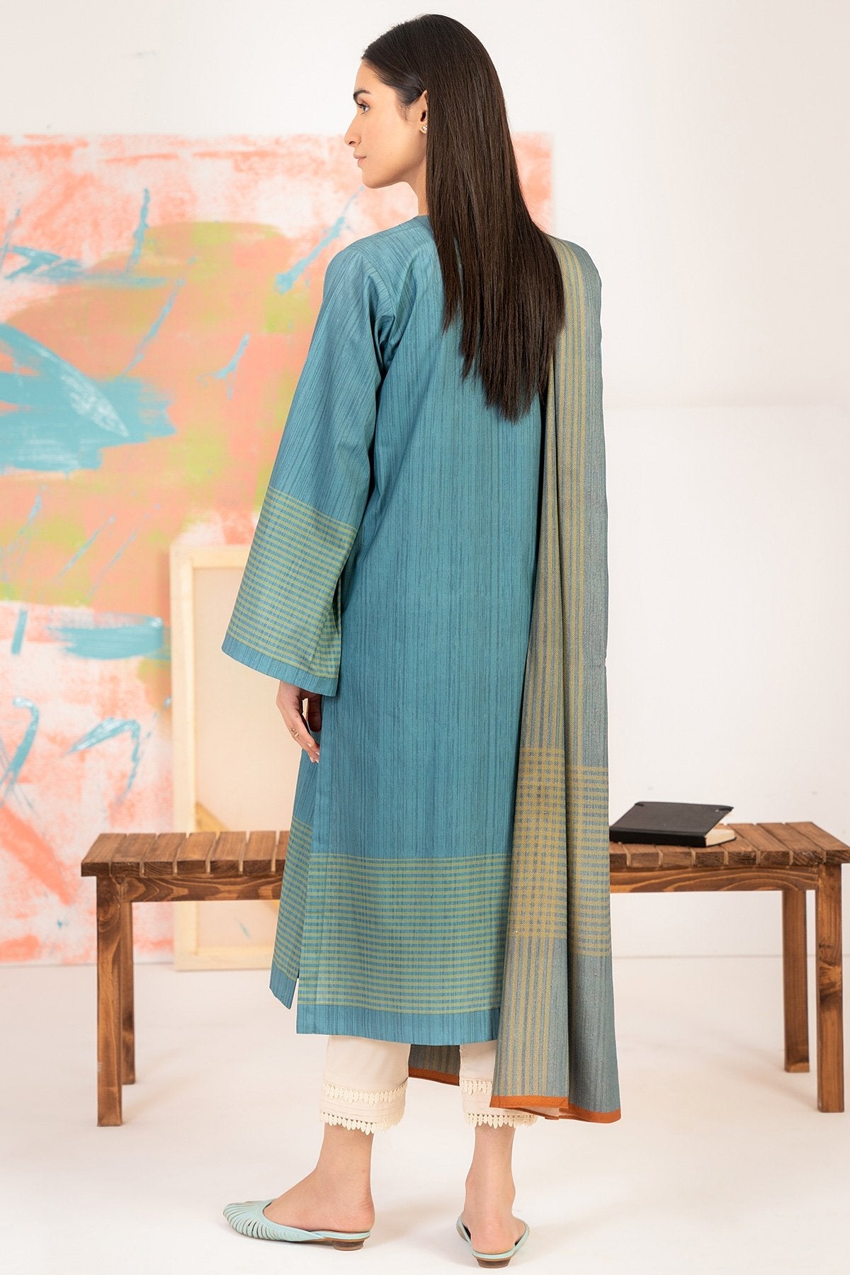 2 Pc Printed Cambric Outfit