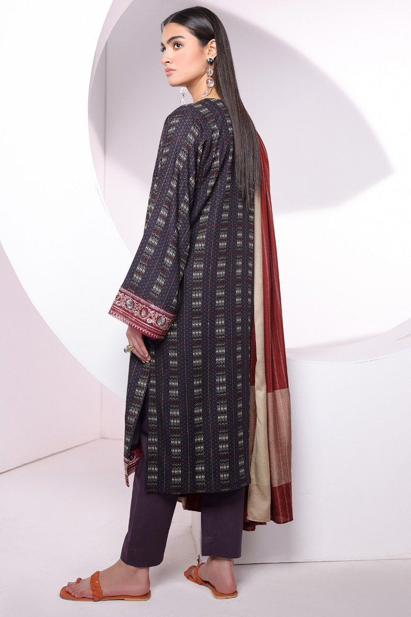 3 Pc Embroidered Viscose Outfit
